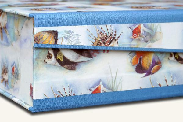 Fotoalbum und Archivbox "Fische"